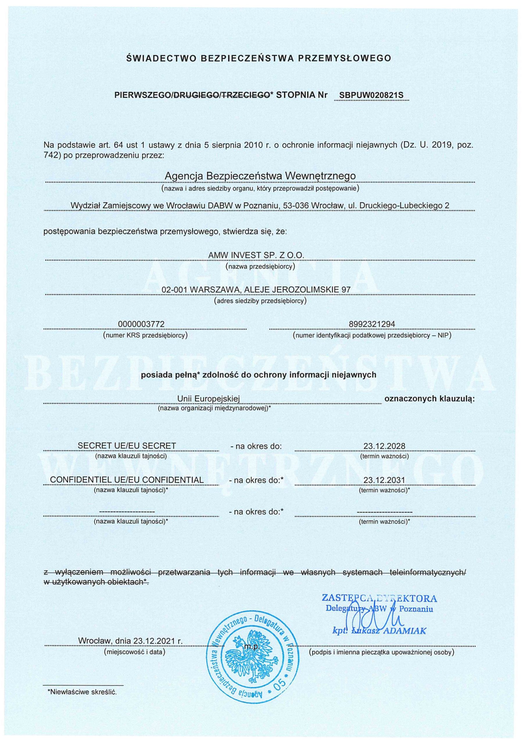 ŚP I – EU