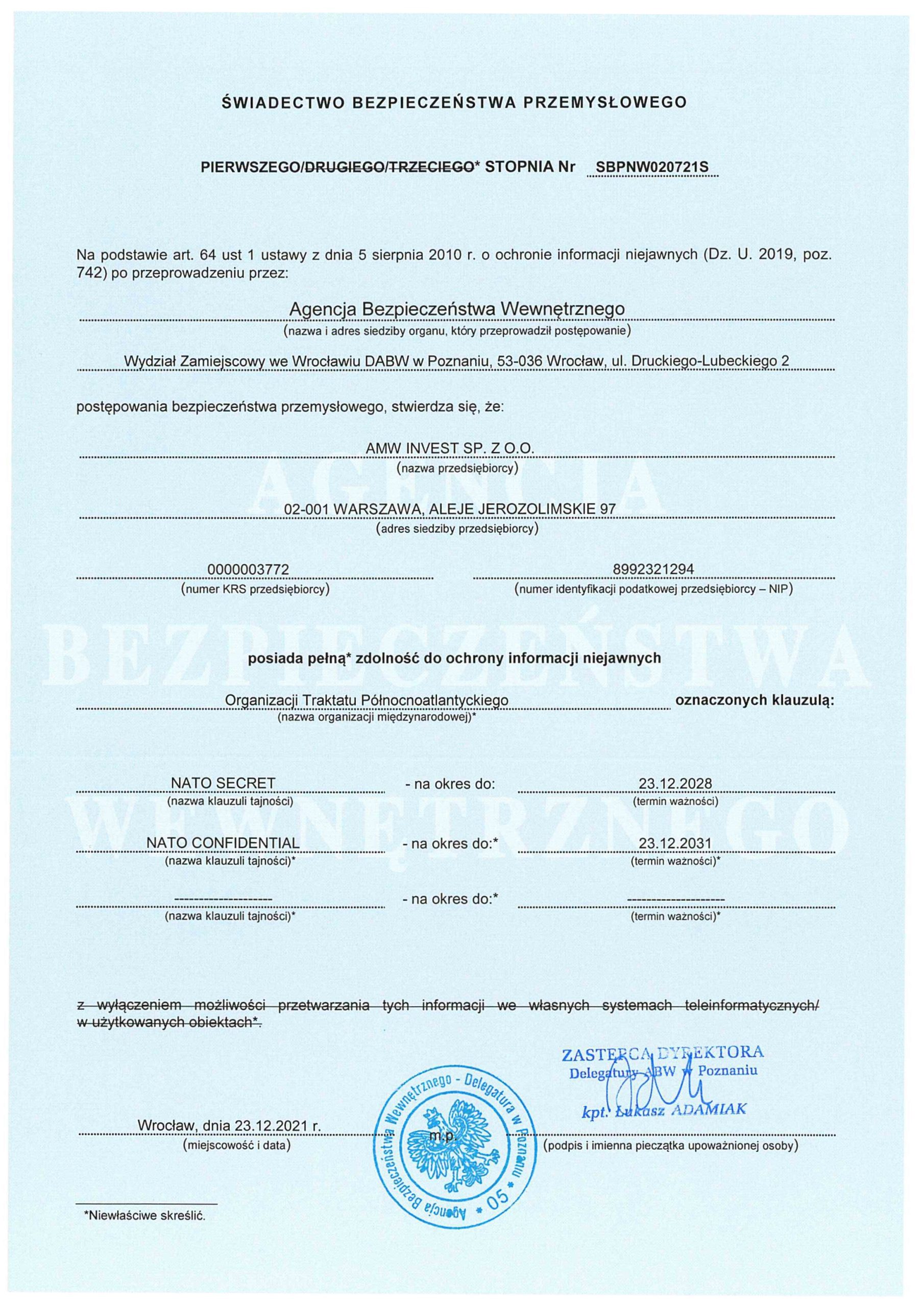 ŚP I – NATO